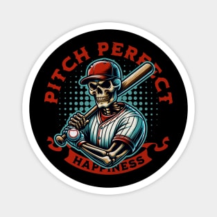 Baseball Lover Pitch Perfect Happiness Magnet